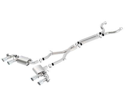 Borla 2017+ Chevy Camaro ZL1 6.2 ATAK Catback Exhaust w/ Dual Split Rear Exit 140727