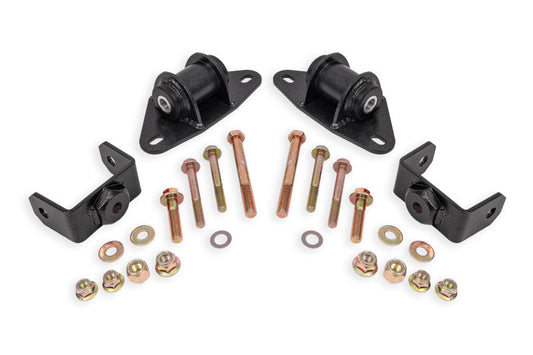 BMR Suspension BMR 14-19 Chevrolet Corvette Motor Mount Kit - Black Hammertone MM571H