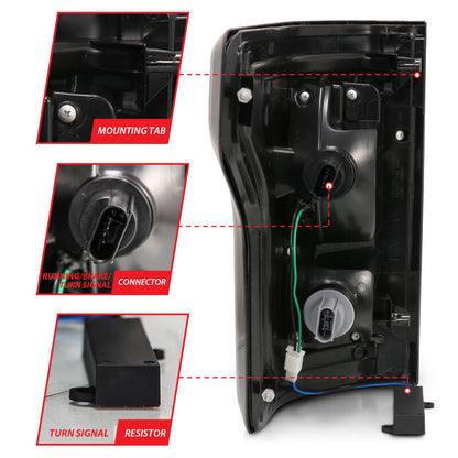 Anzo Ford F-150 15-17 L.E.D Tail Lights G2 Black