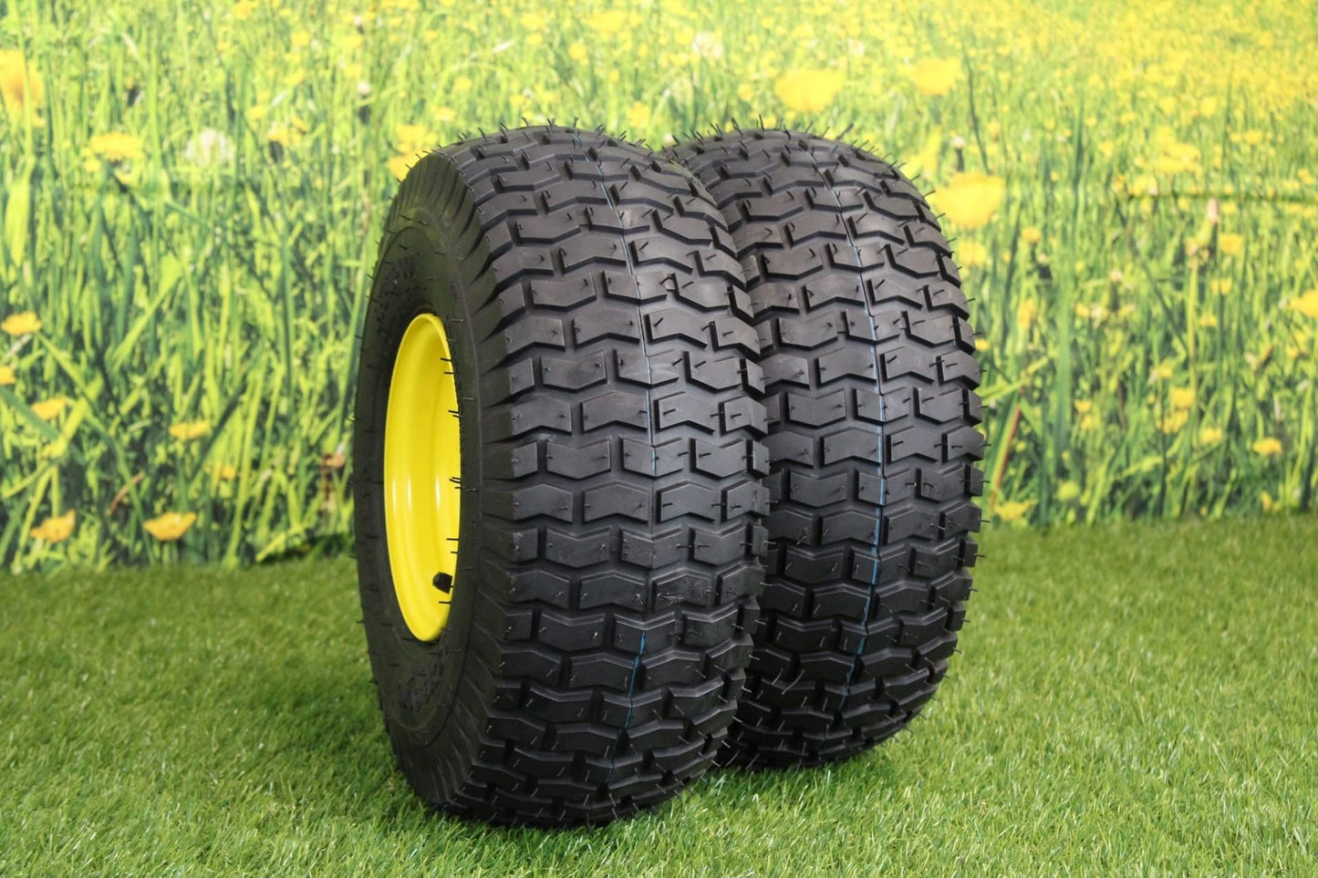 Antego Tire & Wheel (Set of 2) 15x6.00-6 Tire and Wheel Assemblies, ATW-001 (2)