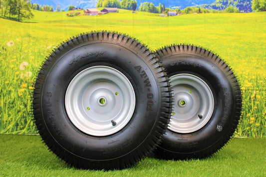 20x8.00-8 Tires with 8x7 Wheels 4 Ply for Lawn & Garden Mower Turf Tires (Set of 2)