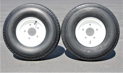 Antego Tire and Wheel (Set of 2) 5.70x8 Trailer Tire and Wheel Assemblies (2)