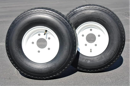 Antego Tire and Wheel (Set of 2) 5.70x8 Trailer Tire and Wheel Assemblies (2)