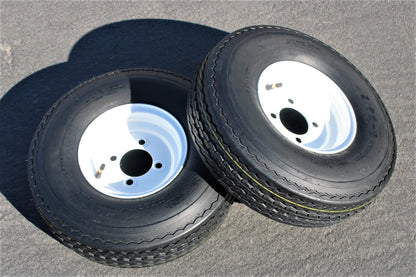 Antego Tire and Wheel (Set of 2) 5.70x8 Trailer Tire and Wheel Assemblies