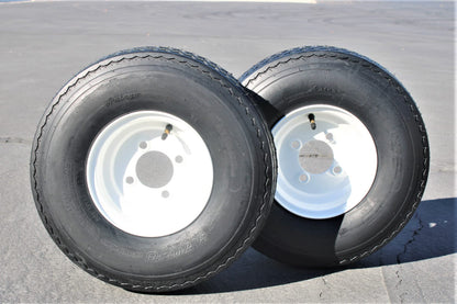 Antego Tire and Wheel (Set of 2) 5.70x8 Trailer Tire and Wheel Assemblies