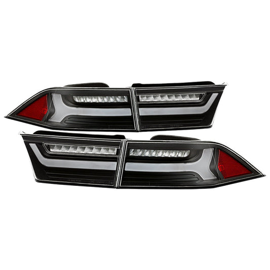 SPYDER 06-08 Acura TSX Light Bar LED Tail Lights - Black 9047510