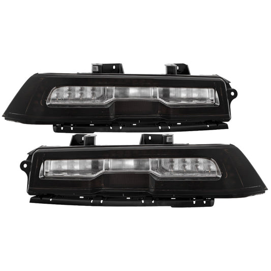 SPYDER xTune 14-15 Chevy Camaro OE Plus Full LED Tail Light - Smoke Clear (ALT-JH-CCAM14-OEP-FLED-SM) 9960321