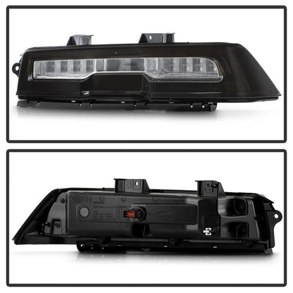 SPYDER xTune 14-15 Chevy Camaro OE Plus Full LED Tail Light - Smoke Clear (ALT-JH-CCAM14-OEP-FLED-SM) 9960321