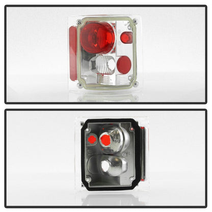SPYDER xTune Chevy Suburban 73-91 Euro Style Tail Lights - Chrome ALT-JH-CCK73-C 9036521