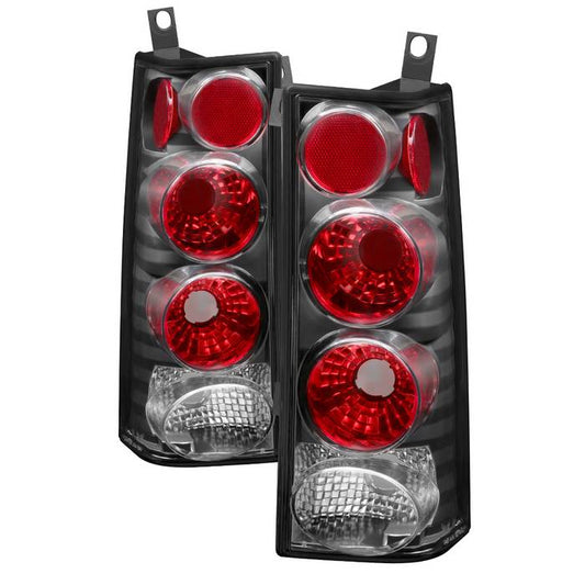 SPYDER xTune Chevy Express Van 03-08 / GMC Savana 03-08 Euro Style Tail Lights -Black ALT-JH-CEXP03-BK 9036538
