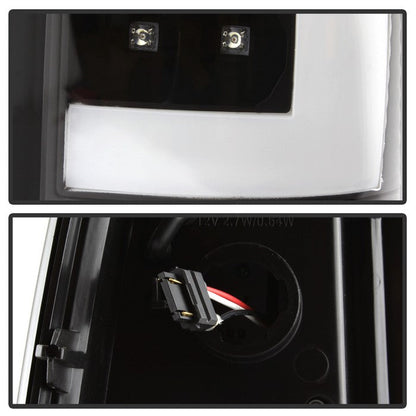SPYDER xTune Chevy Silverado 1500 03-06 Tail Lights - Light Bar LED - Black ALT-JH-CS03-LBLED-BK 9036811