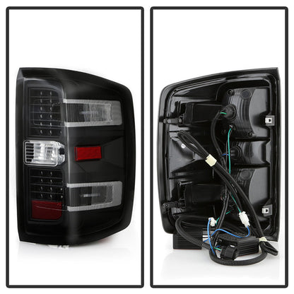 SPYDER xTune Chevy 1500 14-16 / Silverado 2500HD/3500HD LED Tail Lights - Black ALT-JH-CS14-LED-BK 9036545