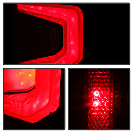 SPYDER 19-20 Chevy Silverado (For Factory Halogen Models) Light Bar LED Tail Light - Red Smoked 9050541