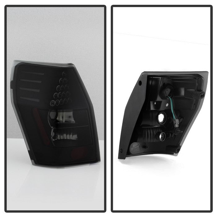 Spyder xTune Dodge Magnum 05-08 LED Tail Lights - Black Smoked Alt-Jh-DMAG05-Led-Bsm