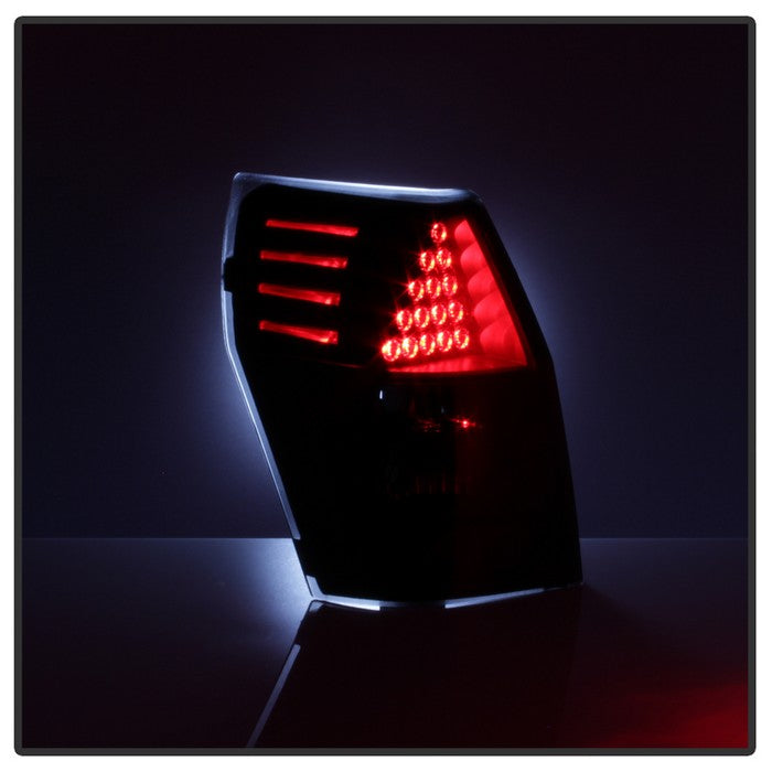 Spyder xTune Dodge Magnum 05-08 LED Tail Lights - Black Smoked Alt-Jh-DMAG05-Led-Bsm