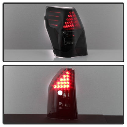 Spyder xTune Dodge Magnum 05-08 LED Tail Lights - Black Smoked Alt-Jh-DMAG05-Led-Bsm
