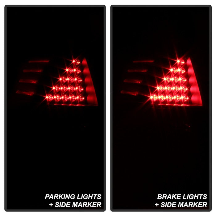 Spyder xTune Dodge Magnum 05-08 LED Tail Lights - Black Smoked Alt-Jh-DMAG05-Led-Bsm