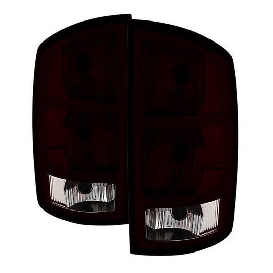 SPYDER Xtune Dodge Ram 1500 02-06 / Ram 2500 3500 03-06 OEM Style Tail Lights Red Smoked ALT-JH-DR02-OE-RSM 9033551