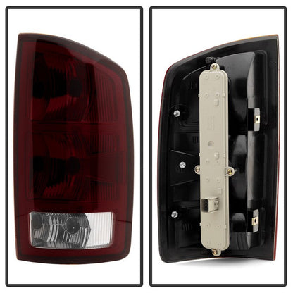 SPYDER Xtune Dodge Ram 1500 02-06 / Ram 2500 3500 03-06 OEM Style Tail Lights Red Smoked ALT-JH-DR02-OE-RSM 9033551