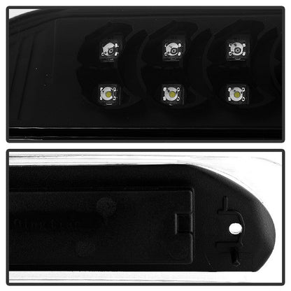 SPYDER Xtune Dodge Ram 07-08 1500 LED Tail Lights w/ LED 3rd Brake Lamps- Black ALT-JH-DR07-LED-SET-BK 9032790