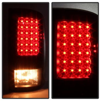 Spyder Xtune Dodge Ram 1500 09-14 LED Tail Lights Incandescent Model Only Black Smoke
