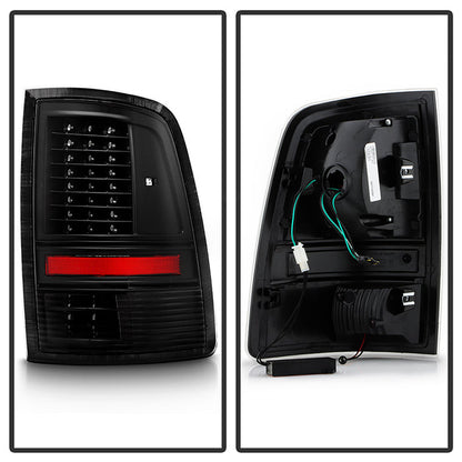 SPYDER xTune Dodge Ram 1500 09-14 - Incandescent Only C Shape LED Tail Lights- Black ALT-JH-DR09-LED-CS-BK 9036378