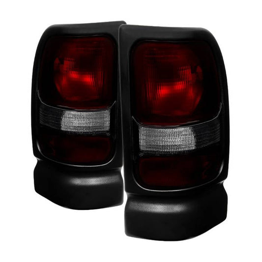 SPYDER Xtune Dodge Ram 1500 94-01 (Not Sport Package) Tail Lights Red Smoked ALT-JH-DR94-OE-RSM 9029813