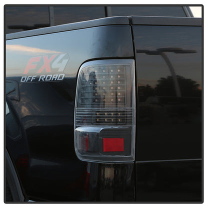 SPYDER Xtune Ford F150 Styleside 04-08 LED Tail Lights Black ALT-JH-FF15004-LED-G2-BK 9034879