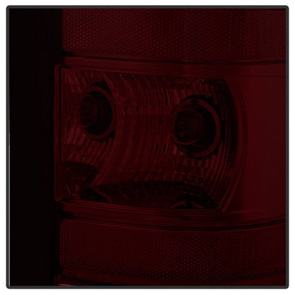 Spyder Xtune GMC Sierra 2007-2013 OEM Style Tail Light Red Smoked Alt-Jh-GS07-Oe-Rsm