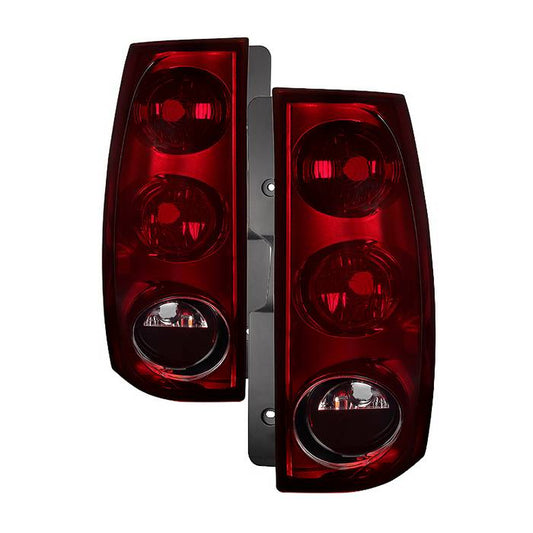 SPYDER Xtune GMC Yukon Xl 1500/2500 2007-2012 OEM Style Tail Lights Red Smoked ALT-JH-GYXL07-OE-RSM 9034589
