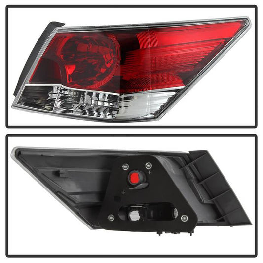 SPYDER xTune 08-12 Honda Accord 4DR Driver Side Tail Lights - OEM Left (ALT-JH-HA084D-OE-OL) 9942938