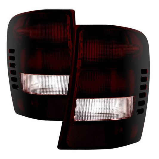SPYDER Xtune Jeep Grand Cherokee 1999-2002 OEM Style Tail Lights Red Smoked ALT-JH-JGC99-OE-RSM 9034107