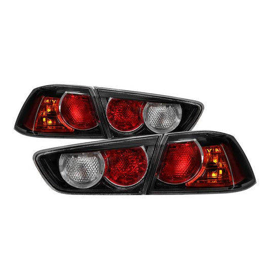 SPYDER xTune Mitsubishi Lancer 08-15 OE Style Tail Lights - Black ALT-JH-MLEVO08-OE-BK 9937323