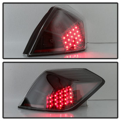 SPYDER xTune Nissan Altima 07-12 Sedan LED Tail Lights - Black ALT-JH-NA07-4D-LED-BK 9039492
