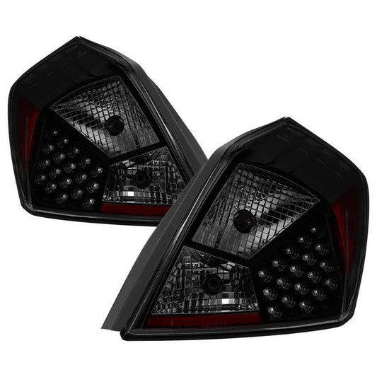 SPYDER xTune Nissan Altima 07-12 Sedan LED Tail Lights - Black Smoked ALT-JH-NA07-4D-LED-BSM 9039508