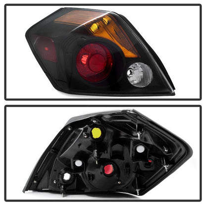 SPYDER Xtune Nissan Altima Sedan & Hybrid 2007-2012 OEM Style Tail Lights -Black ALT-JH-NA07-4D-OE-BK 9032042