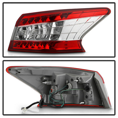 SPYDER xTune Nissan Sentra 2013-2015 OEM Passenger Side Outer Tail Light - Right 9055393
