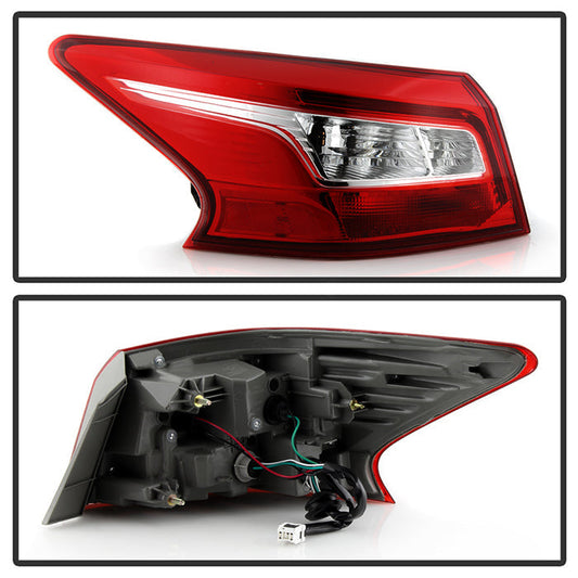 xTune Nissan Sentra 16-18 Driver Side Tail Lights - OE Outer Left Alt-Jh-NS16-Oe-Ol