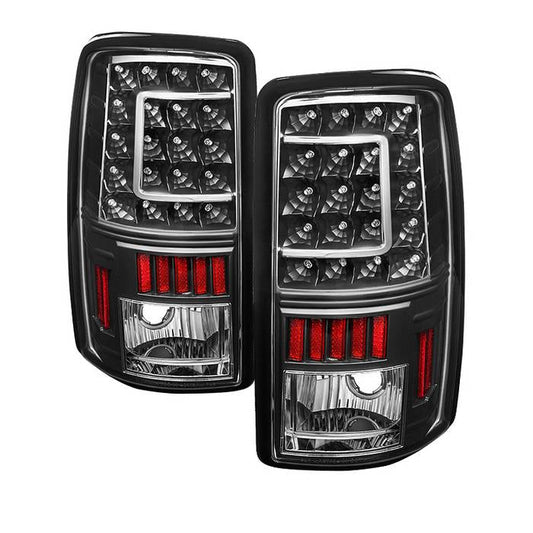 SPYDER Xtune GMC Yukon Denali/Denali Xl 01-06 Version 2 C Shape LED Tail Lights Black ALT-ON-CD00-G2-LED-BK 5081490