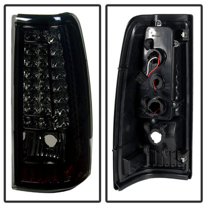 SPYDER Xtune Chevy Silverado 1500-2500-3500 03-06 C-Shape LED Tail Lights Smoke ALT-ON-CS03-G2-LED-SM 5081308