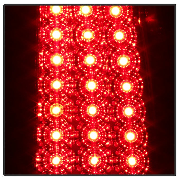 Spyder Xtune Chevy Silverado 1500/2500/3500 03-06 LED Tail Lights Red Clear