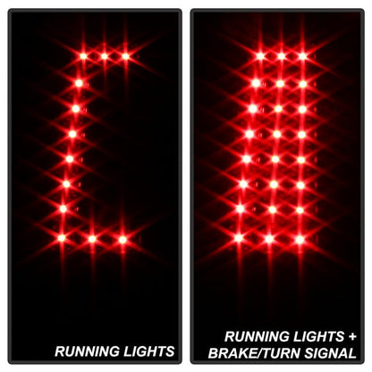 SPYDER xTune 99-02 Chevy Silverado 1500/2500/3500 V2 LED Tail Lights - Black Smoke (ALT-ON-CS99-G2-LED-BSM) 9038471