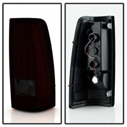 SPYDER Xtune Chevy Silverado 1500/2500/3500 99-02 LED Tail Lights Red Smoke ALT-ON-CS99-LED-RS 5011763