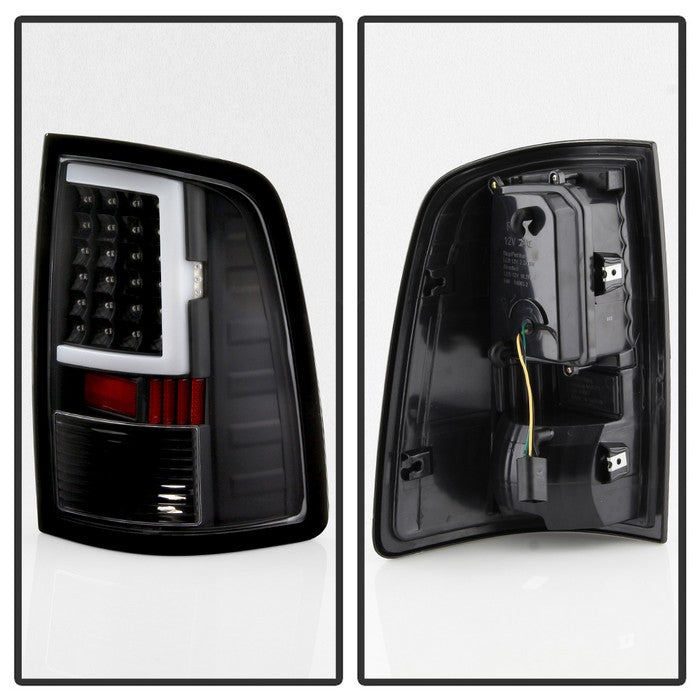 Spyder xTune 13-18 Dodge Ram 1500 LED Tail Lights - Black (Alt-On-DRAM13V2-Lbled-Bk)