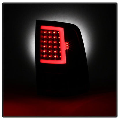 Spyder xTune 13-18 Dodge Ram 1500 LED Tail Lights - Black (Alt-On-DRAM13V2-Lbled-Bk)