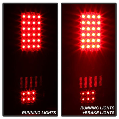 SPYDER Xtune Ford F150 Styleside 04-08 LED Tail Lights Black Smoke ALT-ON-FF15004-LED-BSM 5081162
