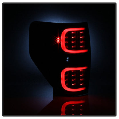 SPYDER xTune Ford F150 09-14 LED Tail Lights - Black ALT-ON-FF15009-LBLED-BK 5082169