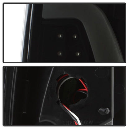 Spyder xTune 97-03 Ford F-150 Light Bar LED Tail Lights - Black Smoke
