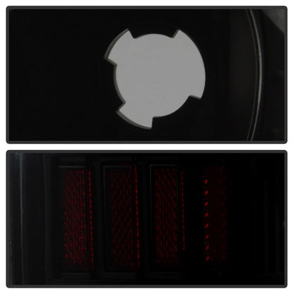 Spyder xTune 97-03 Ford F-150 Light Bar LED Tail Lights - Black Smoke