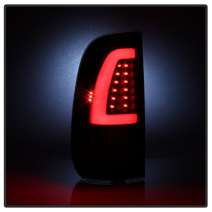 Spyder xTune 97-03 Ford F-150 Light Bar LED Tail Lights - Black Smoke